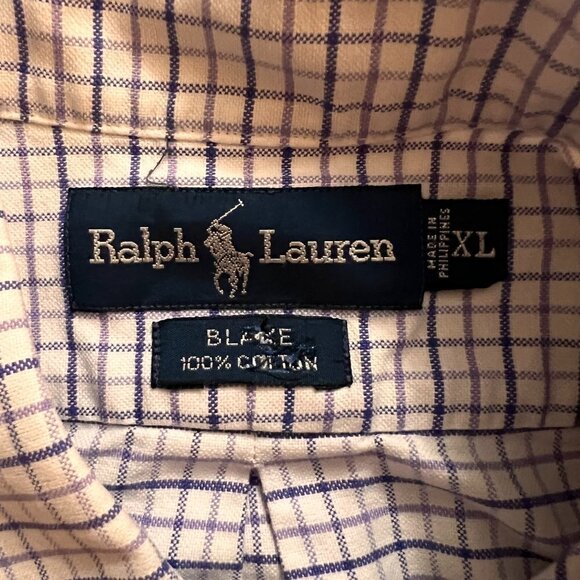 Ralph Lauren Blake Mens Striped Long Sleeve Shirt - Picture 7 of 8